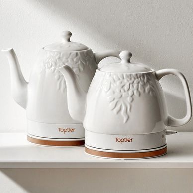 Electric Ceramic Kettle - White