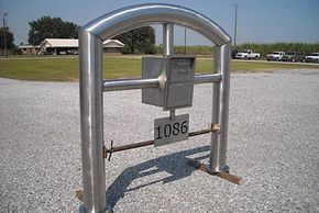 Custom Built Decorative Metal Mailbox