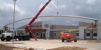 Custom Built Decorative Metal Arch