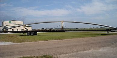 Custom Built Decorative Metal Arch on a Trailer