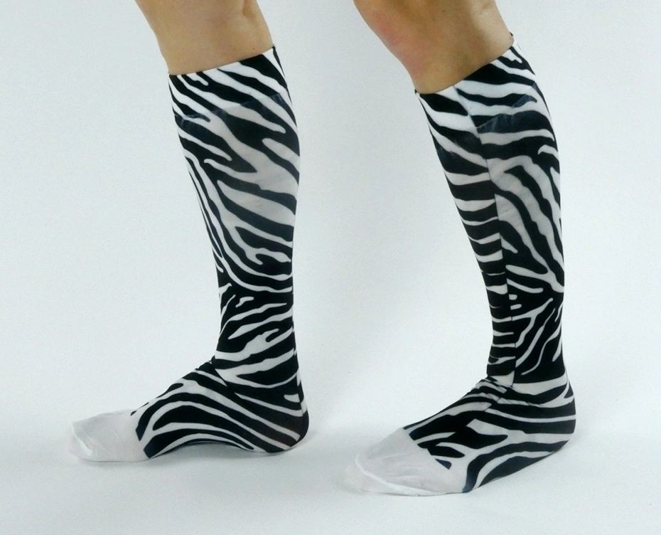 Zebra Compression Socks