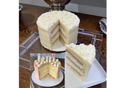 Signature white cake
