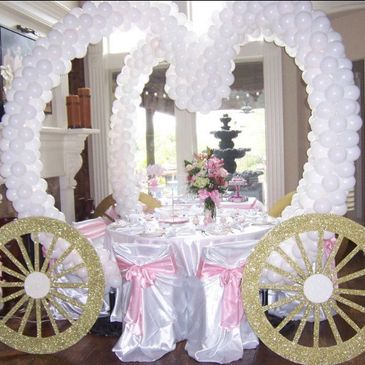 Balloon bridal carriage