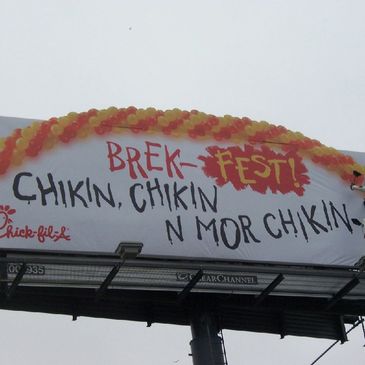 Chik-fil-a billboard