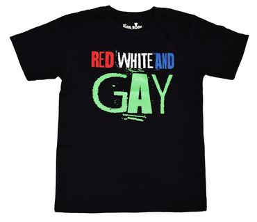 Red White and Gay Tee Shirt