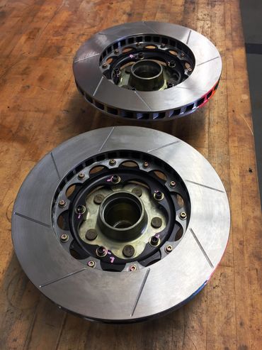 Panoz GTS rotor preparation