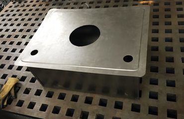 Fabricated fuel cell enclosure