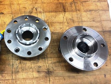 Corvette Motorsport Hubs Modified for centerlock wheels