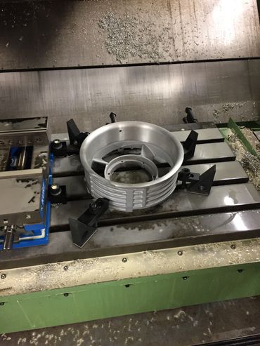 Porsche alternator mount modification