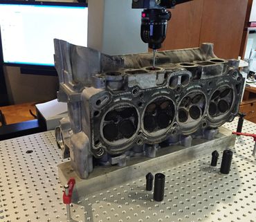 Cylinderhead  port scan, CMM