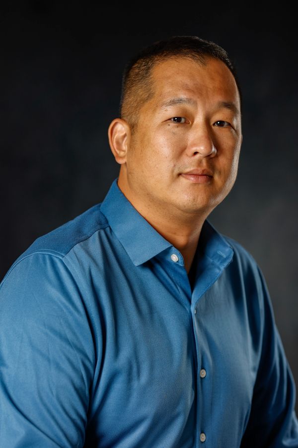 Man posing for headshots