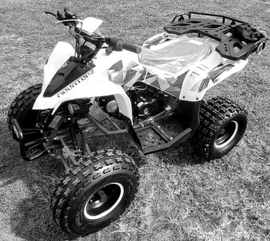 Blue 125cc Coolster Mountopz F2 4-Wheeler ATV