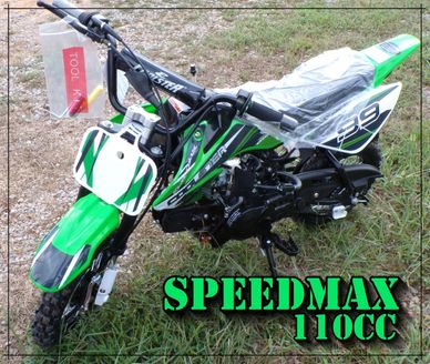 Green Coolster Speedmax 110cc Dirt Bike 