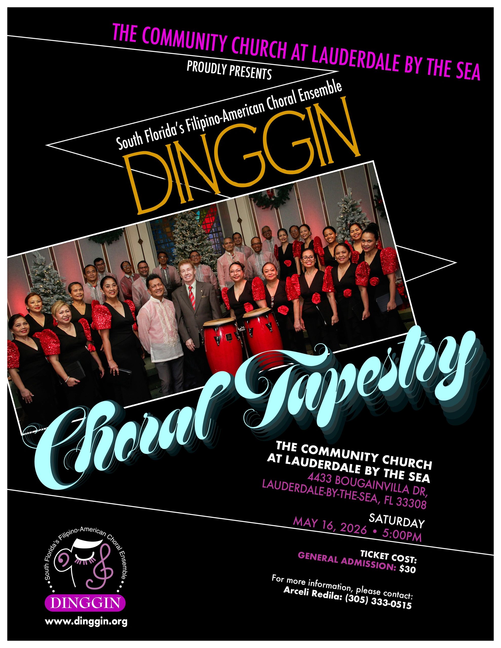 South Florida's Filipino-American choral group Dinggin performing at Lauderdale community church.