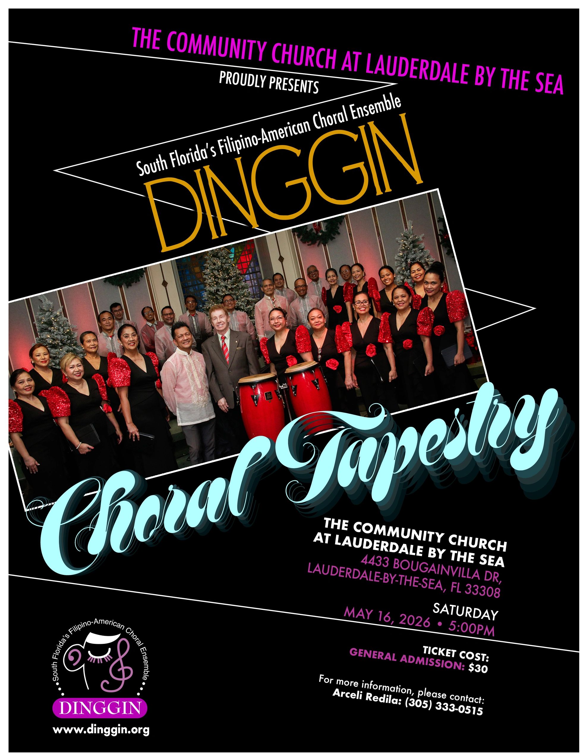 South Florida's Filipino-American choral group Dinggin performing at Lauderdale community church.