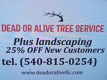 New business cards with 25% Off new customers plus landscaping for all your lawn care needs