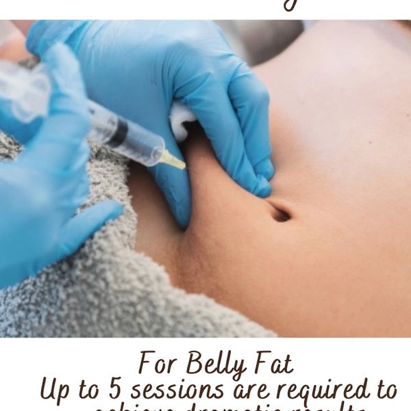 Fat dissolving injection for belly