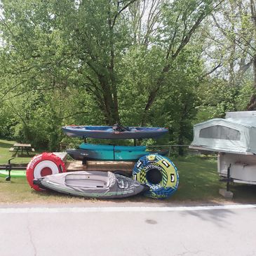 Rent River Tubes, Kayaks and Campers