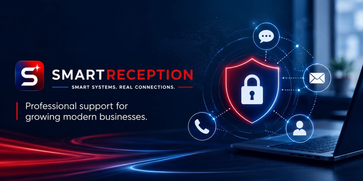 SmartReception offers professional support for growing modern businesses with secure communication systems.