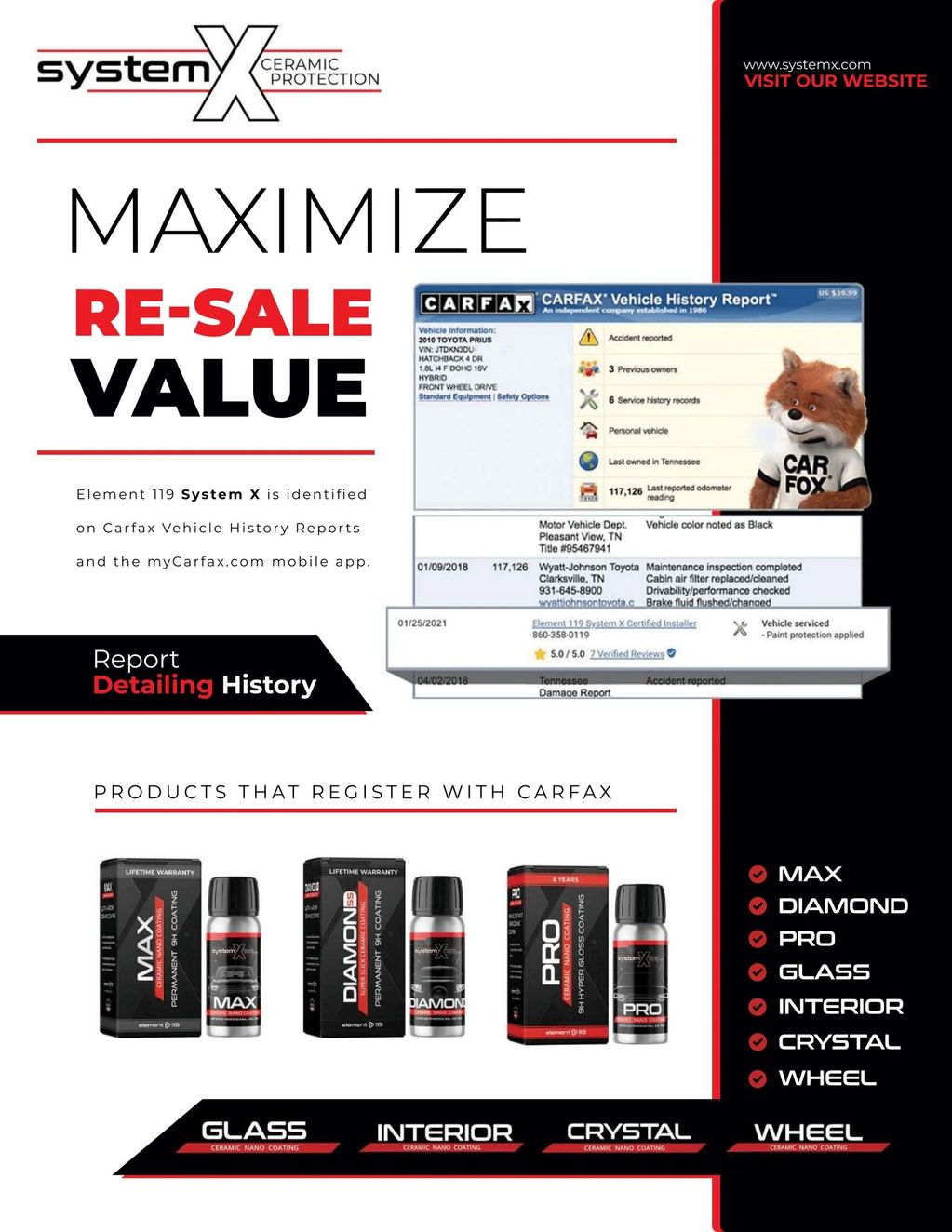 Certified Ceramic Coating & Paint Correction – Now Reported to Carfax for Verified Vehicle Value.