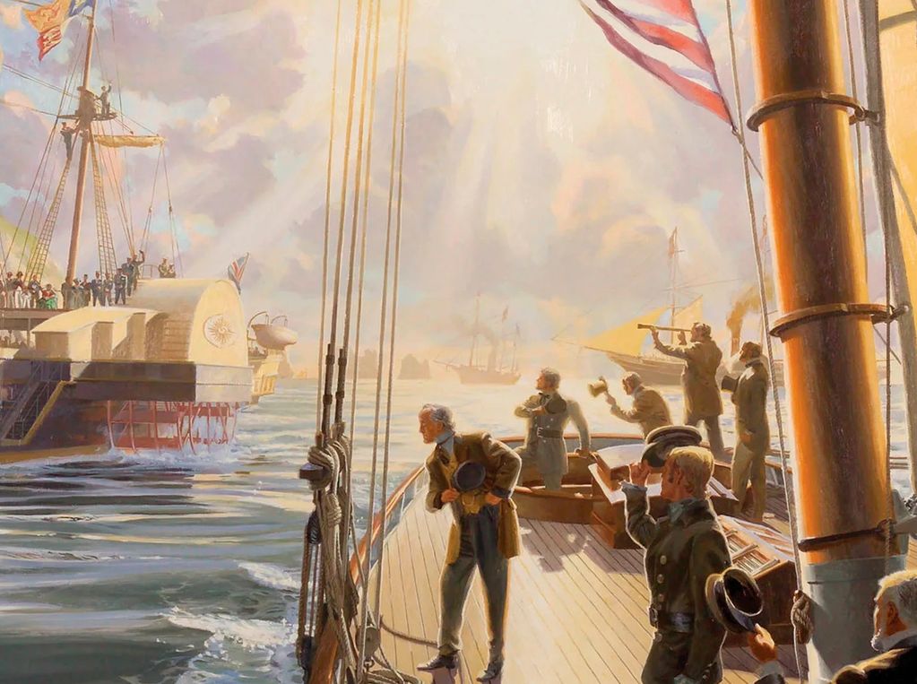 The schooner America,