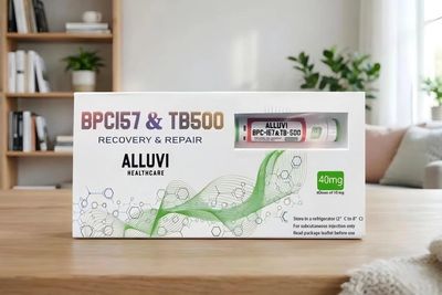 <img src="alluvi-factory.jpg" alt="ALLUVI factory, GMP-certified production of peptides">