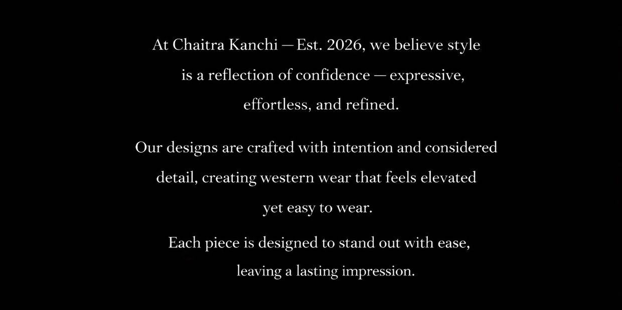 Chaitra Kanchi's 2026 style emphasizes confident, expressive, and refined western wear.