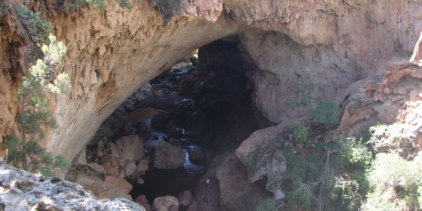 Tonto Natural Bridge State Park near Payson and Pine, AZ