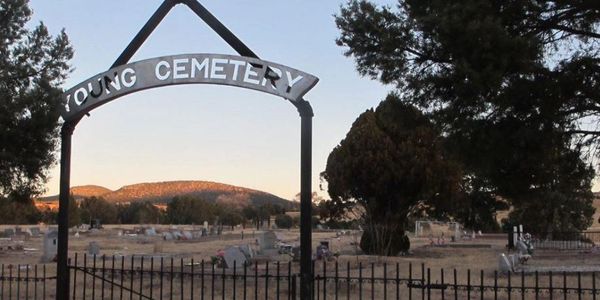 Young or Pleasant Valley Cemetery in Central AZ