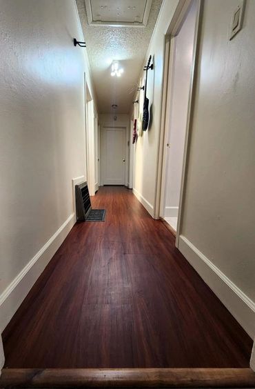 dark brown wood floors