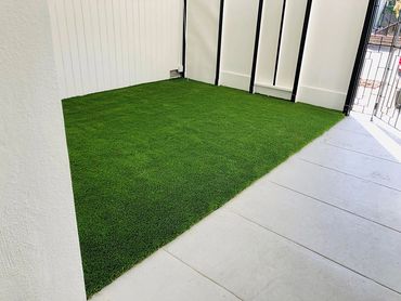 Artificial Grass installed on the backyard