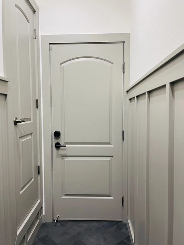 white doors