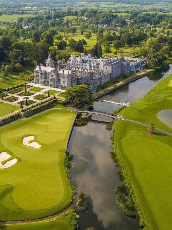 Hotel on a golf course