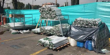 residuo de aluminio