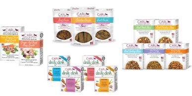 Caru Pet Food for Dogs & Cats, Human Grade non-GMO at Wine Country Pet Boutique & Spa 