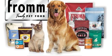 Fromm Pet Food for dogs & cats available locally at Wine Country Pet Boutique & Spa