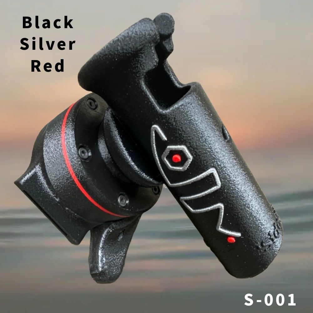 'Sidekick' (black, silver and red)