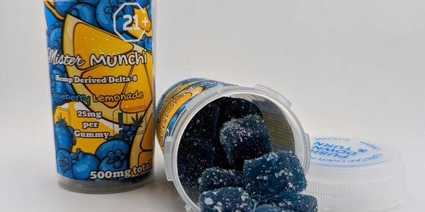 Mister Munchi Gummy Buddies 25mg Blueberry Lemonade 