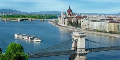 River cruise near iconic Budapest landmarks.