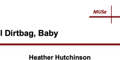 Document titled 'Oi Dirtbag, Baby' by Heather Hutchinson.