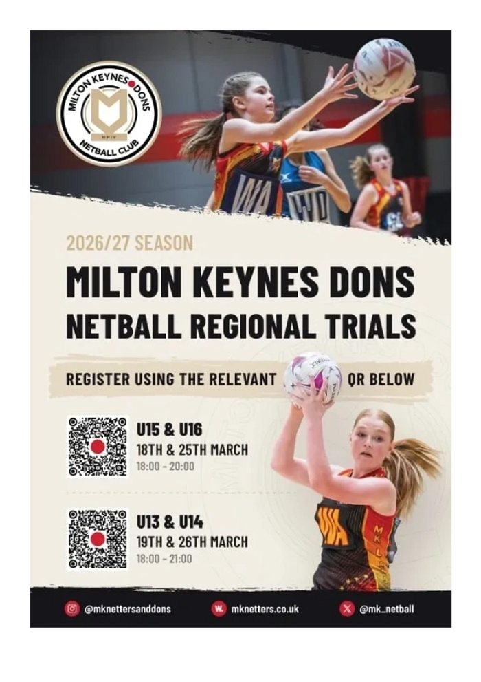 MK Dons U13 - U16 Regional Trials