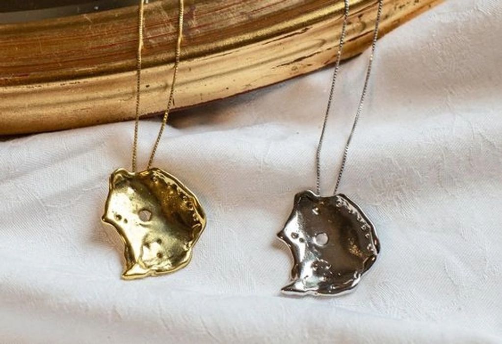 gold nugget necklaces