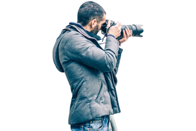 Man taking a picture. 