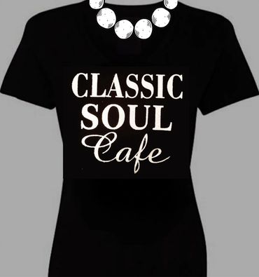 Classic Soul Cafe T-Shirt - Silver Glitter
$25