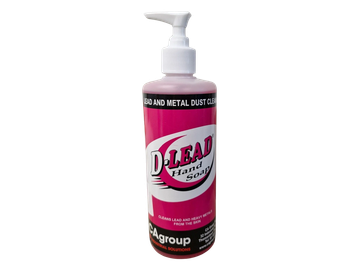 DLead Hand Soap in a pump bottle.