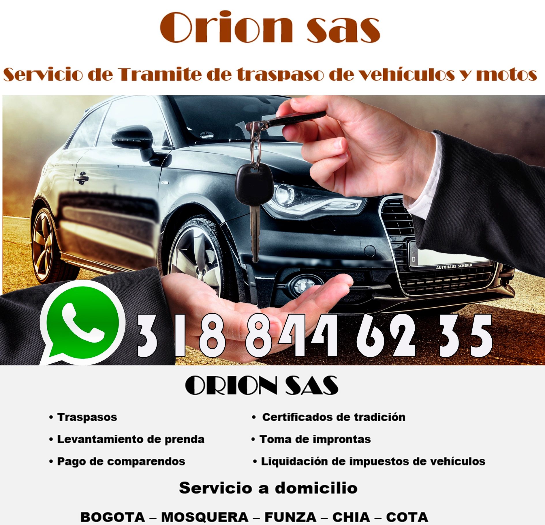 tramitadores de tránsito en bogotá Mosquera Funza Cota Chia tramitadores para traspasos de vehículos