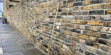 LNK BRICKWORK front garden wall complete rebuild and pointing