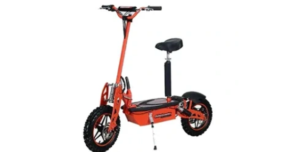 Orange Electric scooter