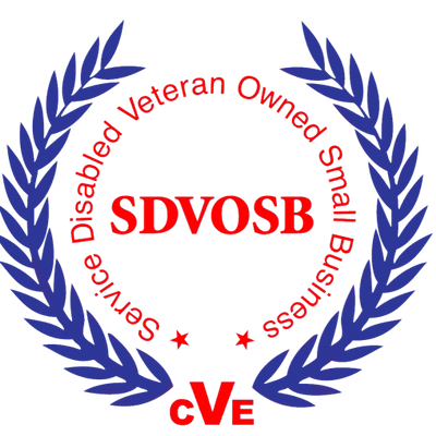 Logo for Disabled Veteran Owned Small Business certification.