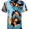 T-shirt featuring a police dog in uniform with bold text.